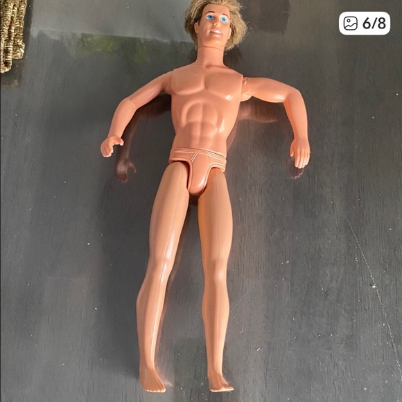 1968 Mattel Ken Doll LOT Life Guard & Surfer with Real Hair Barbie Friend - Picture 5 of 11